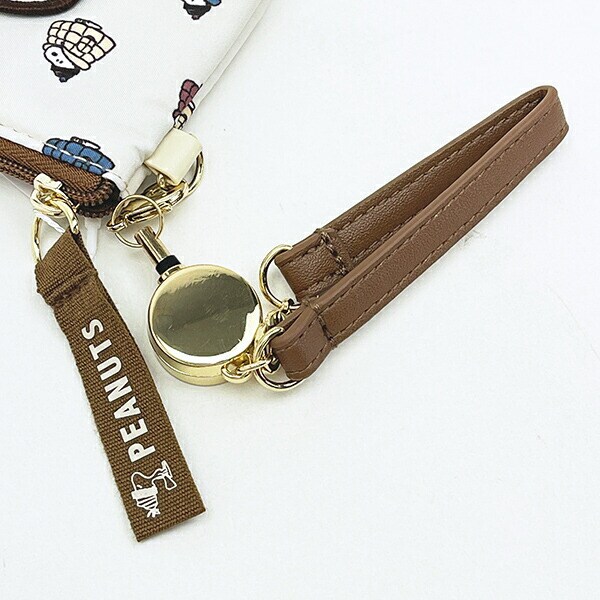 スヌーピー ポケット付きパスケース (ほっこり) チラシ 定期入れ SNOOPY