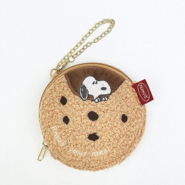 スヌーピー クッキー型ポーチ SNACK TIME CHEF SNOOPY