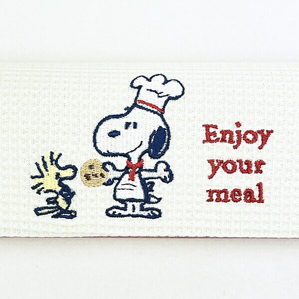 スヌーピー メガネケース レッド シェフシリーズ SNOOPY