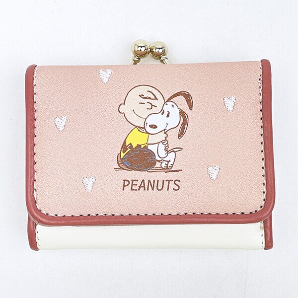 スヌーピー ハグ 3つ折り財布 SNOOPY