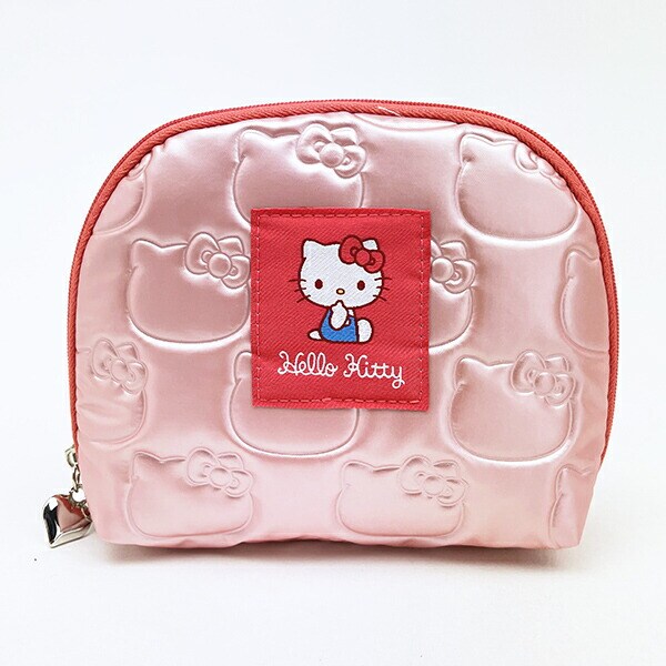 サンリオ ハローキティ ラウンドポーチ メタリックシリーズ Sanrio