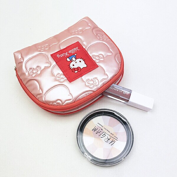 サンリオ ハローキティ ラウンドポーチ メタリックシリーズ Sanrio