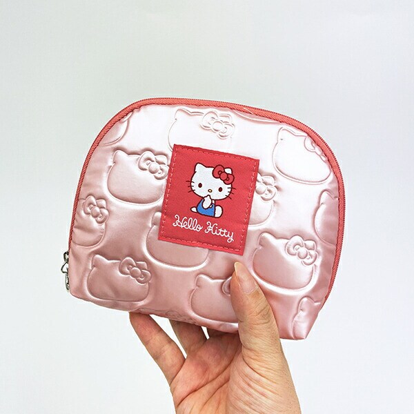 サンリオ ハローキティ ラウンドポーチ メタリックシリーズ Sanrio