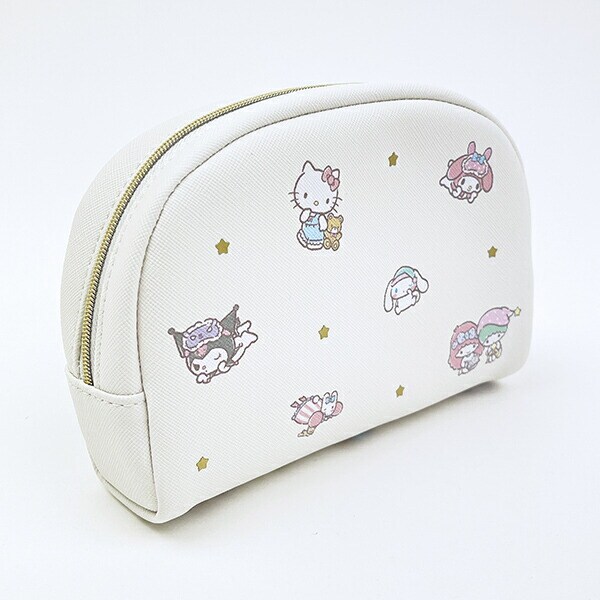 サンリオキャラクターズ ラウンドポーチ アイボリー Sanrio