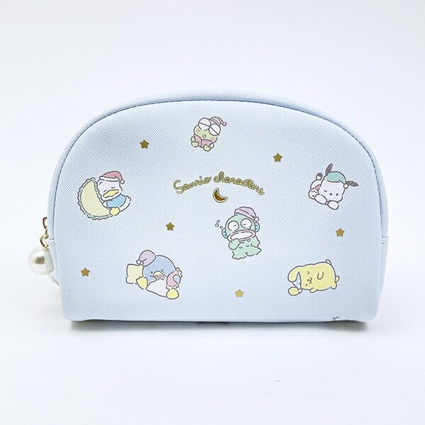 サンリオキャラクターズ ラウンドポーチ ブルー Sanrio