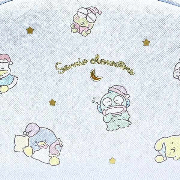 サンリオキャラクターズ ラウンドポーチ ブルー Sanrio