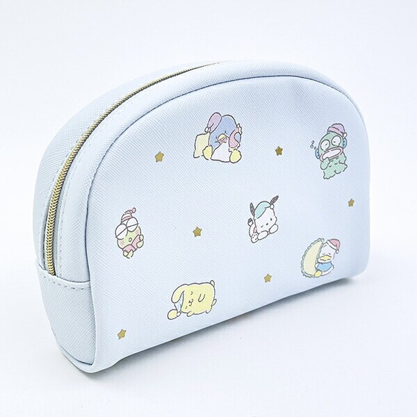 サンリオキャラクターズ ラウンドポーチ ブルー Sanrio