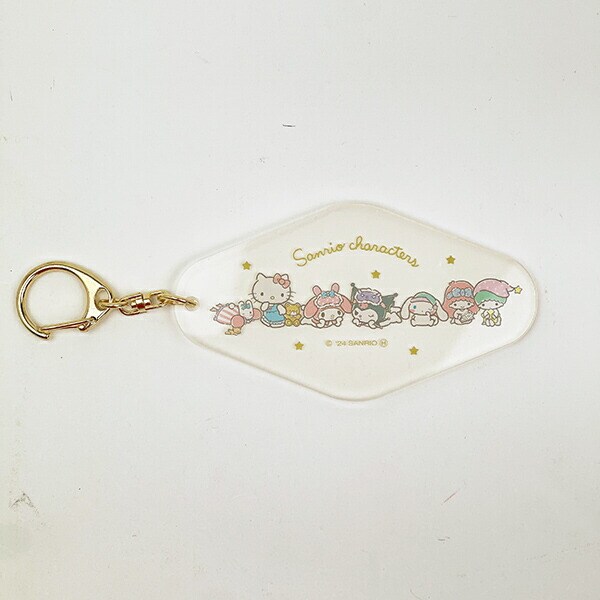 サンリオキャラクターズ アクリルチャーム アイボリー キーホルダー Sanrio