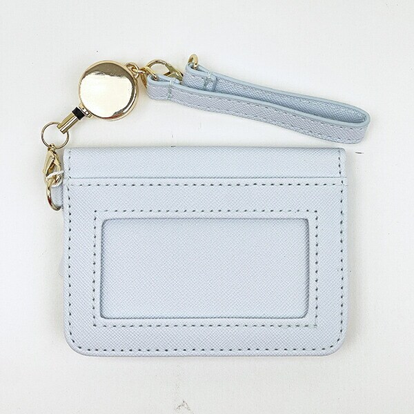 サンリオキャラクターズ オープンパスケース ブルー 定期入れ Sanrio