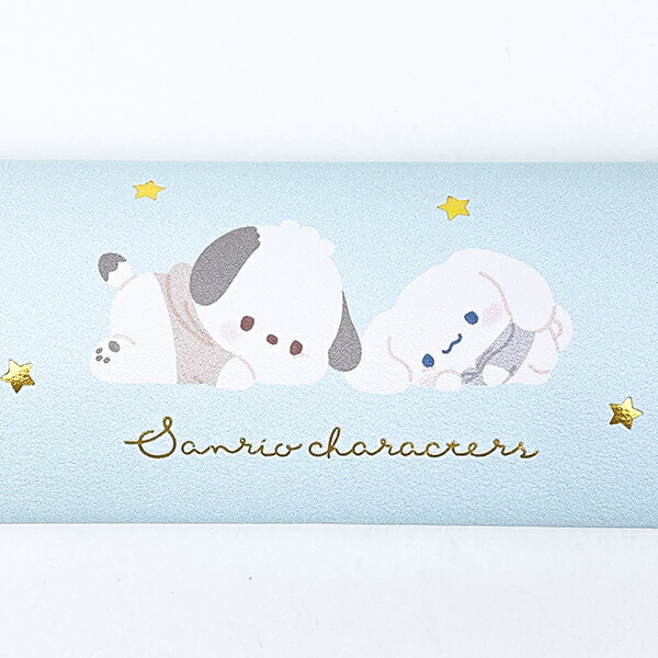 サンリオ ポチャッコ × シナモロール 眼鏡ケース (ブルー) チルタイムシリーズ シナモン Sanrio