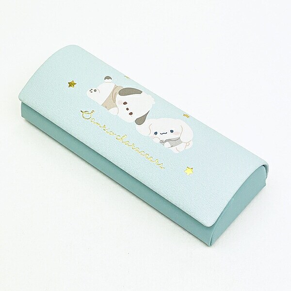 サンリオ ポチャッコ × シナモロール 眼鏡ケース (ブルー) チルタイムシリーズ シナモン Sanrio