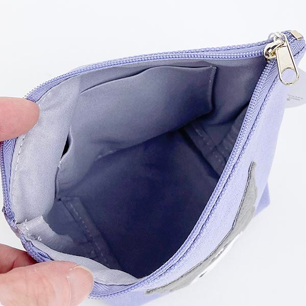 サンリオ クロミ 船形ポーチ ふわふわワッペン 小物入れ 化粧品入れ