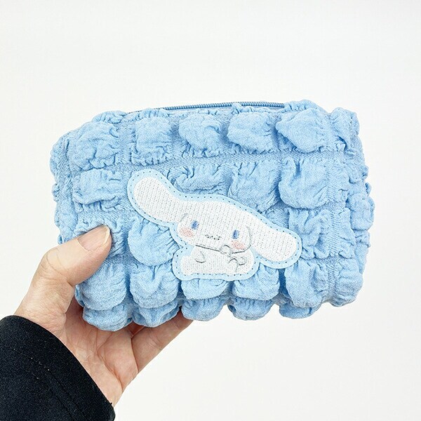 サンリオ シナモロール スクエアポーチ ポコポコワッペン Sanrio