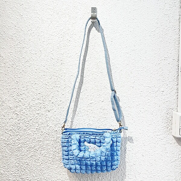 サンリオ シナモロール ショルダーバッグ ポコポコワッペン Sanrio