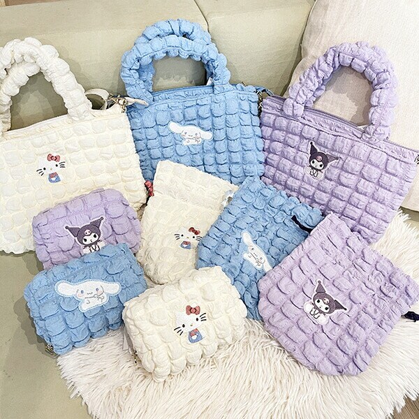 サンリオ シナモロール ショルダーバッグ ポコポコワッペン Sanrio