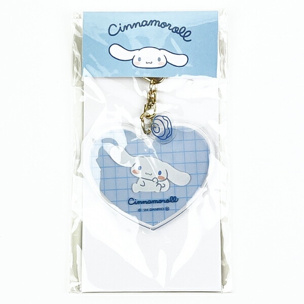 サンリオ シナモロール アクリルキーホルダー ポコポコワッペンシリーズ 日本製 シナモン Sanrio