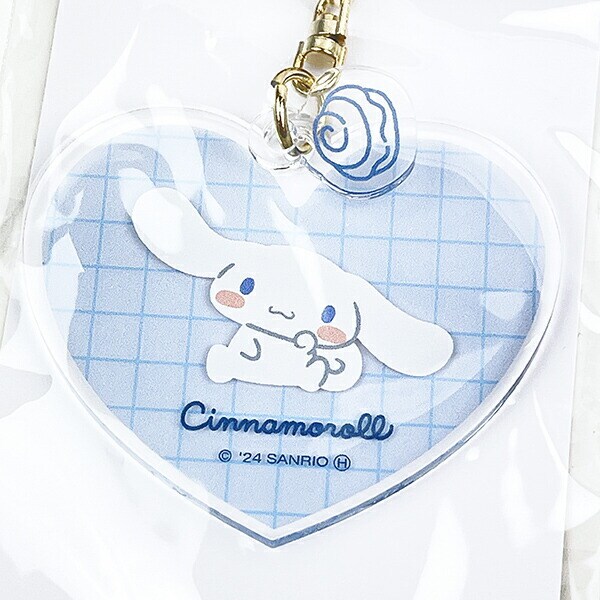 サンリオ シナモロール アクリルキーホルダー ポコポコワッペンシリーズ 日本製 シナモン Sanrio