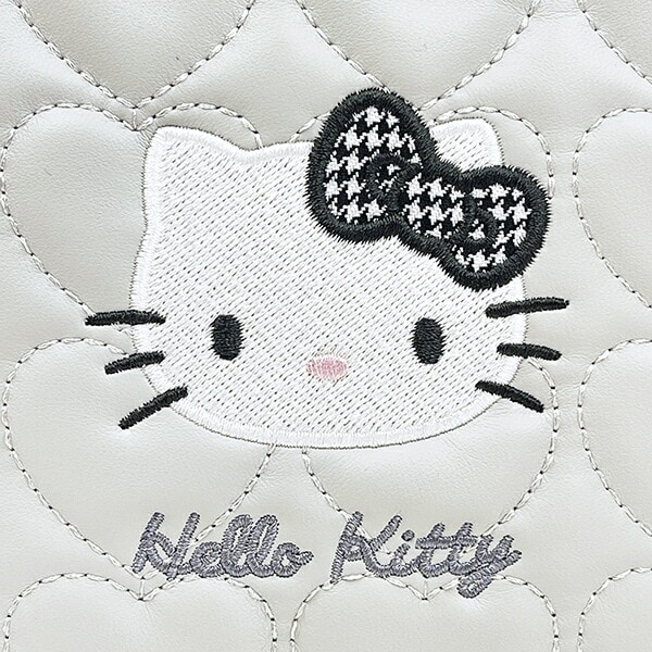 サンリオ ハローキティ ラウンドポーチ モノトーン Sanrio