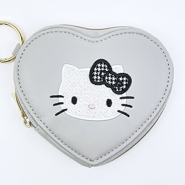 サンリオ ハローキティ ミニハートポーチ モノトーンシリーズ Sanrio