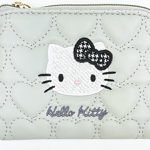 サンリオ ハローキティ デイリーパスケース リール付き 定期入れ ICカード モノトーン sanrio