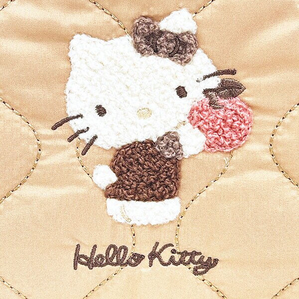 サンリオ ハローキティ ラウンドポーチ ナチュラルキルティング Sanrio