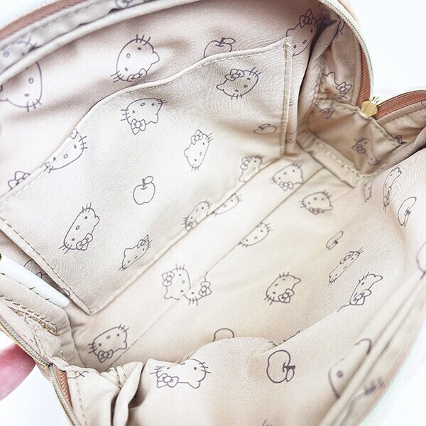 サンリオ ハローキティ ラウンドポーチ ナチュラルキルティング Sanrio