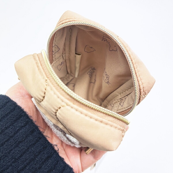 サンリオ ハローキティ カラビナ付きミニポーチ ナチュラルキルティング Sanrio