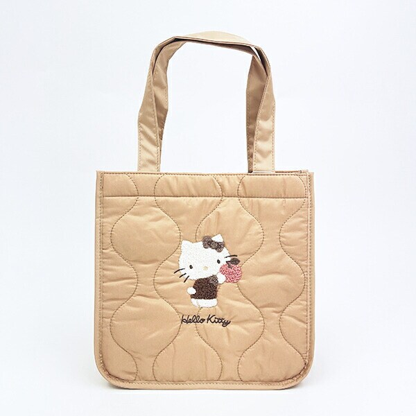 サンリオ ハローキティ ミニトートバッグ ナチュラルキルティング Sanrio