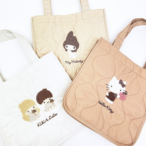 サンリオ ハローキティ ミニトートバッグ ナチュラルキルティング Sanrio