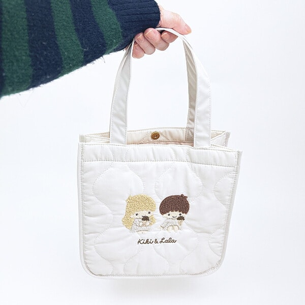 サンリオ キキララ ミニトートバッグ ナチュラルキルティング Sanrio