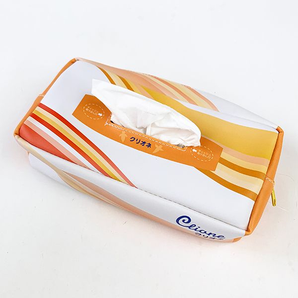 クリオネ ＢＯＸティッシュ ペンポーチ ペンケース ティッシュケース 文房具 おもしろ 筆箱