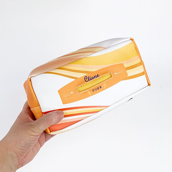 クリオネ ＢＯＸティッシュ ペンポーチ ペンケース ティッシュケース 文房具 おもしろ 筆箱