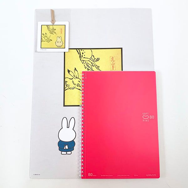 ミッフィー Miffy×鳥獣戯画 ポスター 額縁・オバケ イラスト