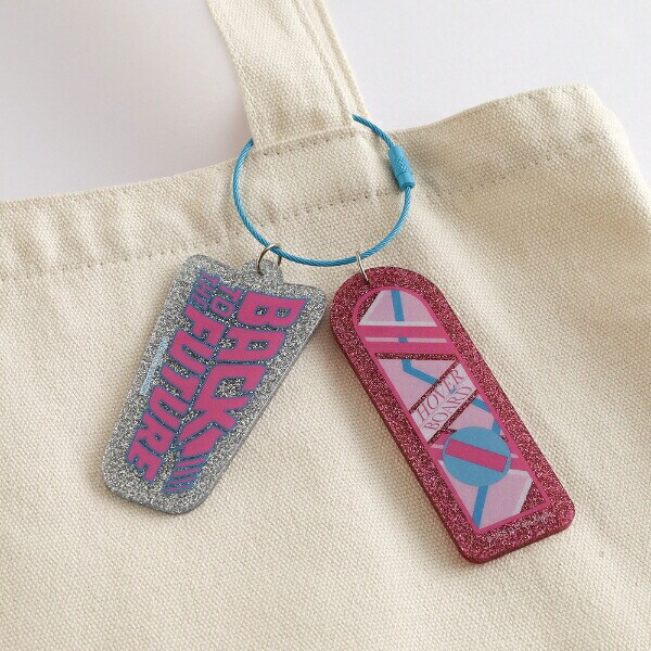 バックトゥザフューチャー BACK TO THE FUTURE 2連アクリルキーホルダー (ホバーボード)