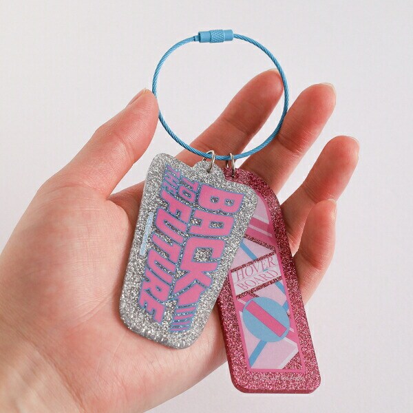 バックトゥザフューチャー BACK TO THE FUTURE 2連アクリルキーホルダー (ホバーボード)