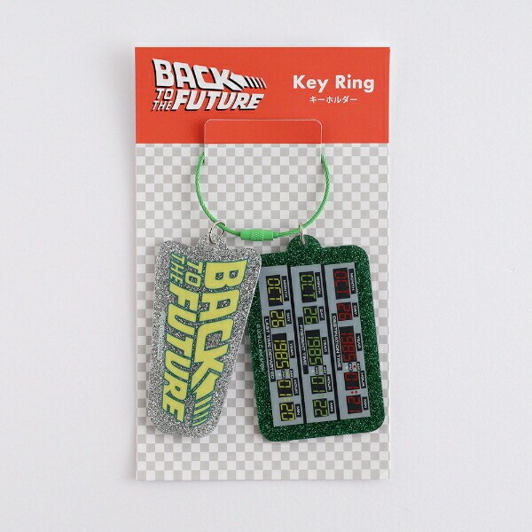 バックトゥザフューチャー BACK TO THE FUTURE 2連アクリルキーホルダー (タイムサーキット)