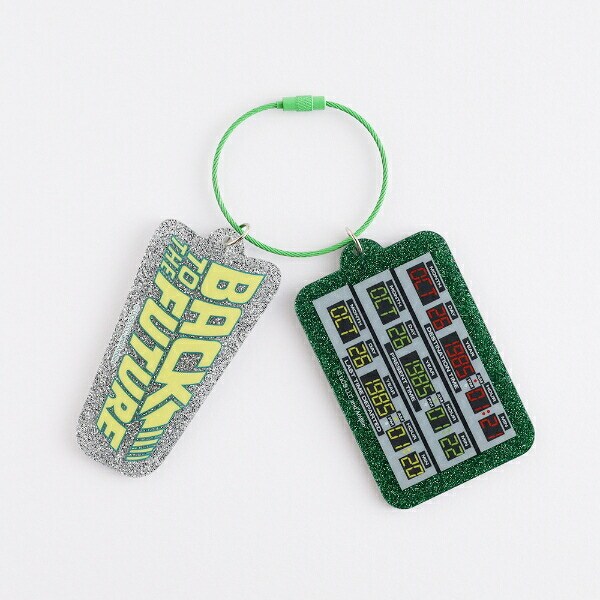バックトゥザフューチャー BACK TO THE FUTURE 2連アクリルキーホルダー (タイムサーキット)