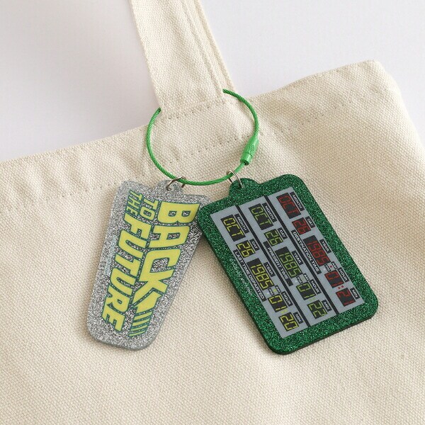 バックトゥザフューチャー BACK TO THE FUTURE 2連アクリルキーホルダー (タイムサーキット)