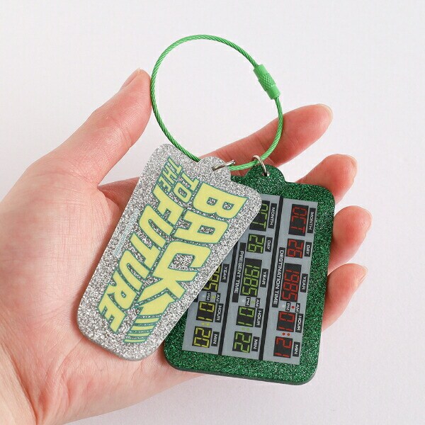 バックトゥザフューチャー BACK TO THE FUTURE 2連アクリルキーホルダー (タイムサーキット)