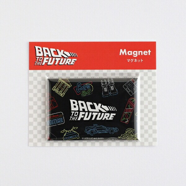 バックトゥザフューチャー BACK TO THE FUTURE マグネット (ブラック) 日本製