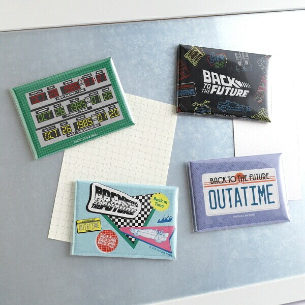 バックトゥザフューチャー BACK TO THE FUTURE マグネット (ブラック) 日本製