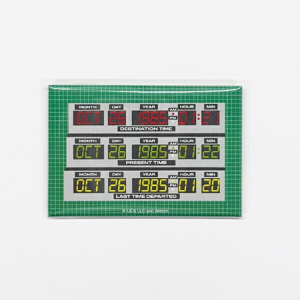 バックトゥザフューチャー BACK TO THE FUTURE マグネット (グリーン) 日本製
