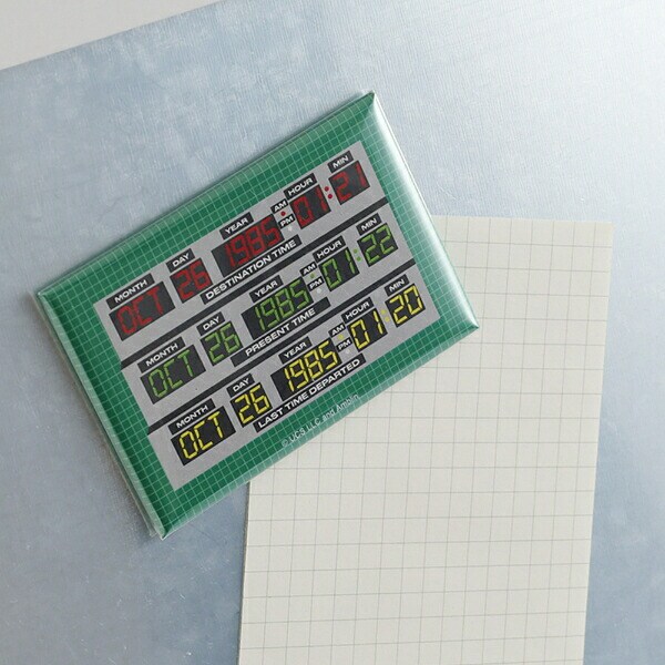 バックトゥザフューチャー BACK TO THE FUTURE マグネット (グリーン) 日本製