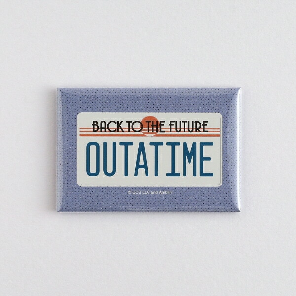 バックトゥザフューチャー BACK TO THE FUTURE マグネット (パープル) 日本製