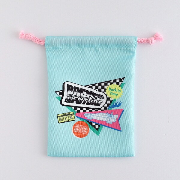 バックトゥザフューチャー BACK TO THE FUTURE 巾着2点セット (ミント)