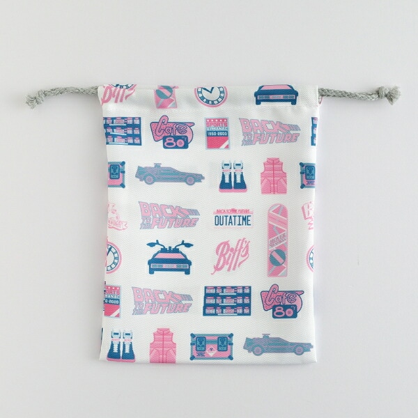 バックトゥザフューチャー BACK TO THE FUTURE 巾着2点セット (ミント)