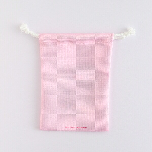 バックトゥザフューチャー BACK TO THE FUTURE 巾着2点セット (ピンク)