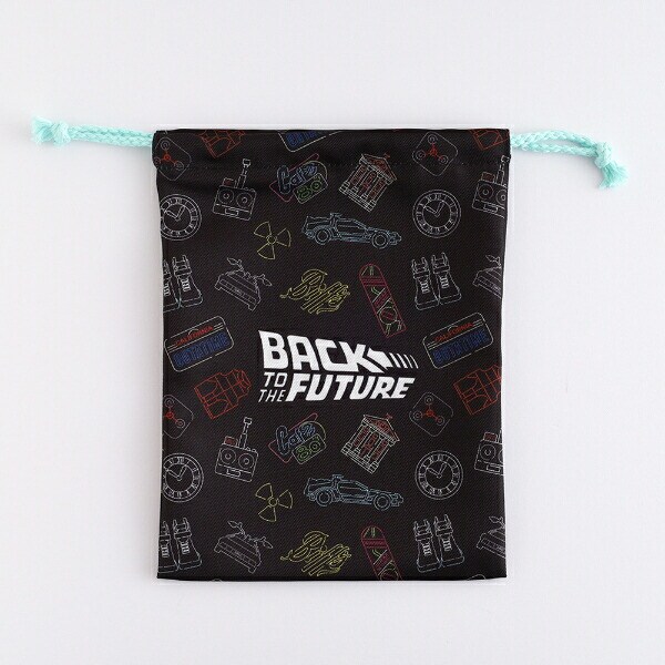 バックトゥザフューチャー BACK TO THE FUTURE 巾着2点セット (ピンク)