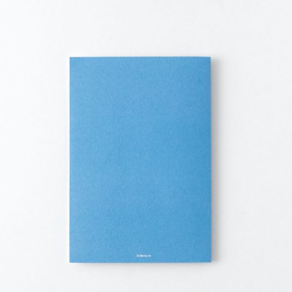ミッフィー グリーティングカード（face/blue） レター 文房具 フェイス ブルー