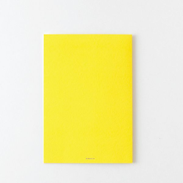 ミッフィー グリーティングカード（face/yellow） レター 文房具 フェイス イエロー
